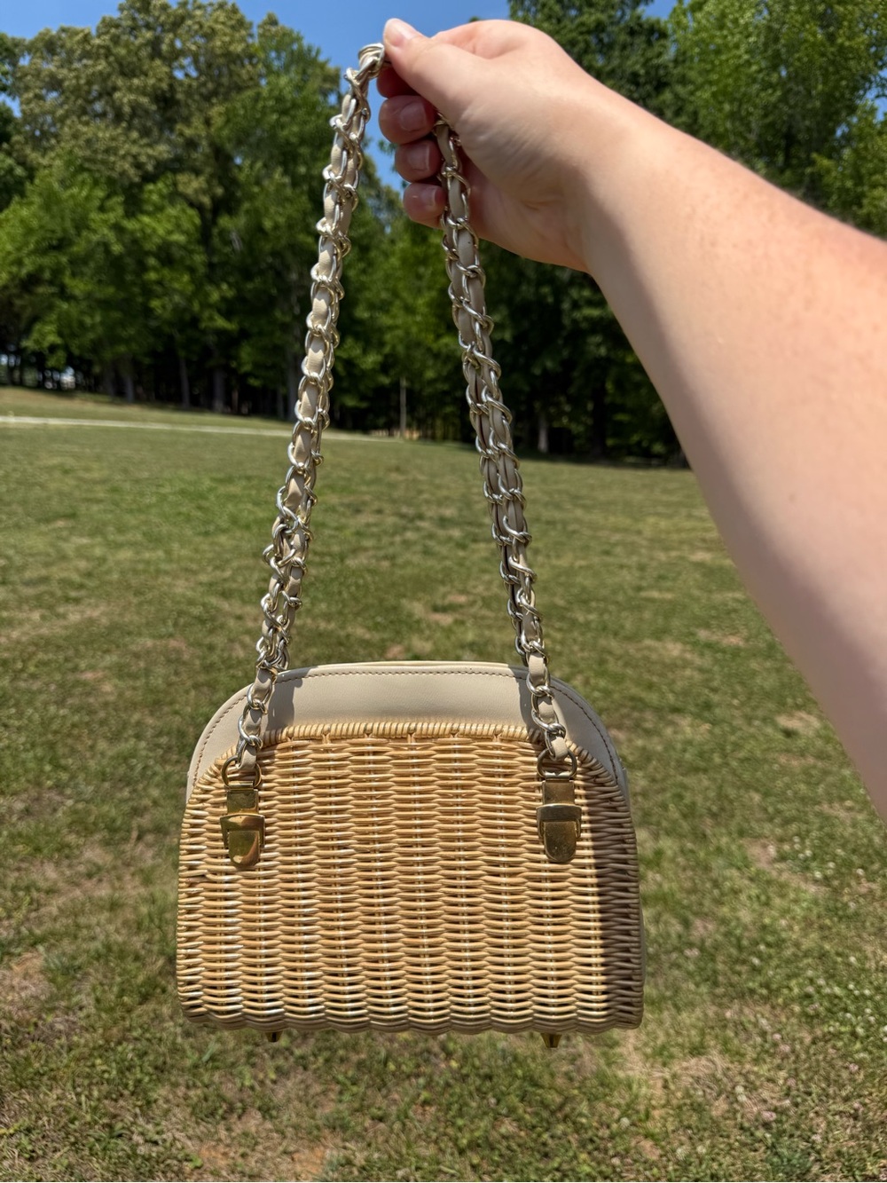 Vintage Wicker Purse